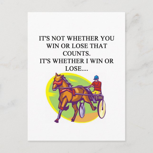 Postal Diseño del chiste de la relación de entrecruzamien (Anverso)