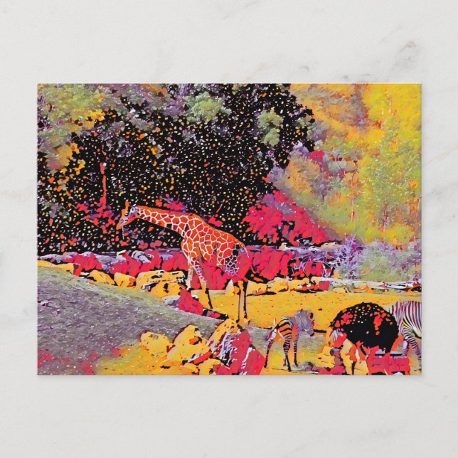 Postal Diseño del cráneo de azúcar de Safai (Anverso)