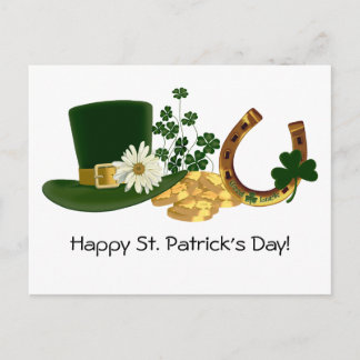 Postal Diseño del Día del personalizable San Patricio