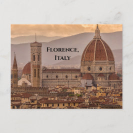 Postal Diseño del Duomo di Firenze Florence Italy