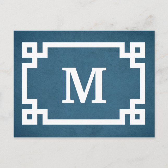 Postal Diseño del monograma (Anverso)