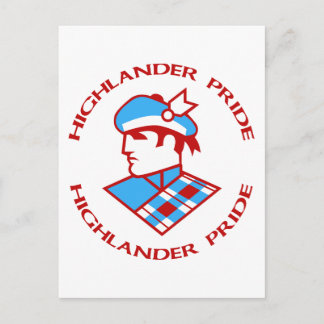 Postal Diseño del Orgullo Highlander de Cambria Heights