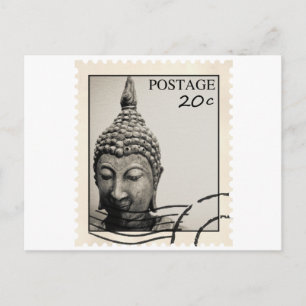Postal Diseño del sello de Buda