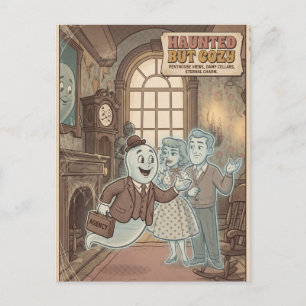 Postal "Diseño divertido de bienes raíces vintage 'Embruj