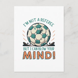 Postal Diseño Divertido de Fútbol