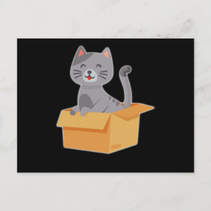 Postal Diseño Divertido de Gato Gatos Adorables Mascota R