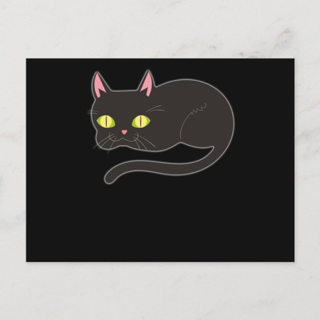 Postal Diseño divertido para gato Gatos Mascota de Papas  (Anverso)