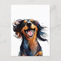 Diseño divertido y lúdico de Dachshund