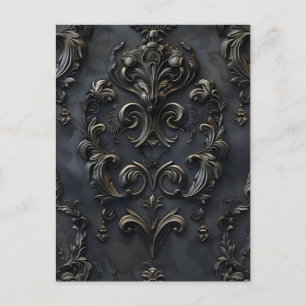 Postal Diseño elegante de decoración gótica