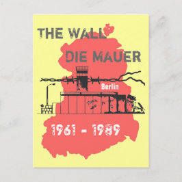 Postal Diseño especial de Die Mauer