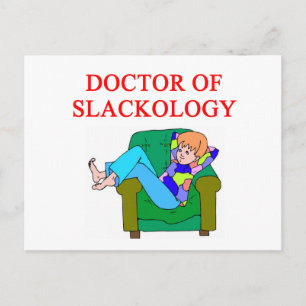 Postal diseño estudiantil flojo y lento