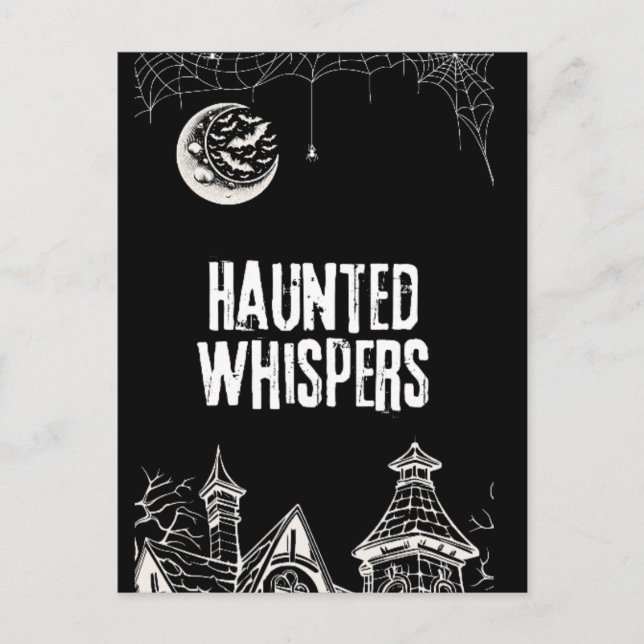 Postal Diseño Feliz Halloween (Anverso)