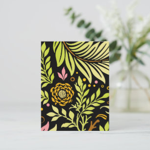 Postal Diseño floral 18