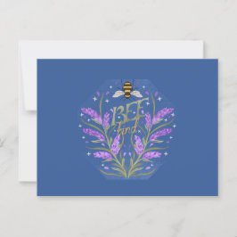 Postal Diseño Floral Sé Amable