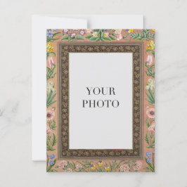 Postal Diseño floral vintage personal