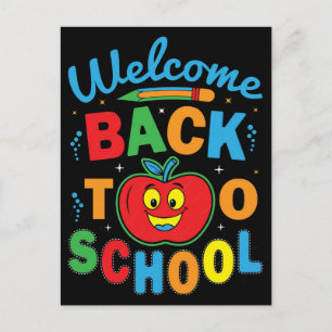 Postal Diseño Gráfico de Banner de Bienvenida al Colegio
