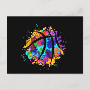 Postal Diseño gráfico de vintage Basketball Guay Basketba