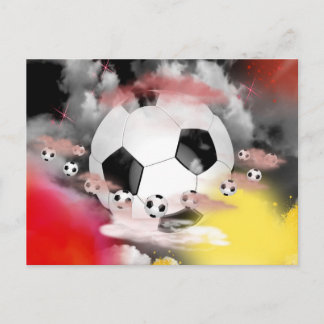 Postal Diseño gráfico del Universo del Fútbol