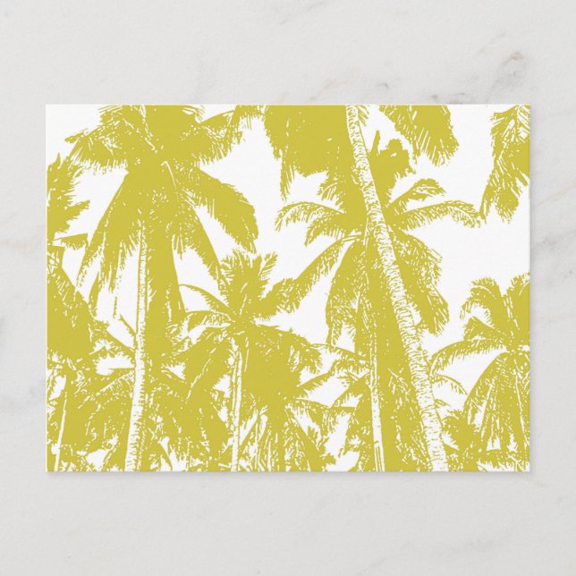 Postal Diseño Gráfico Palmeras (Anverso)