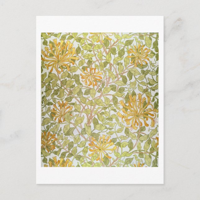 Postal Diseño "Honeysuckle", 1883 (Anverso)