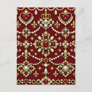 Postal Diseño inspirado en María Reina de Escocia Joyas M