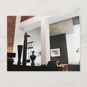 Postal diseño interior de loft moderno