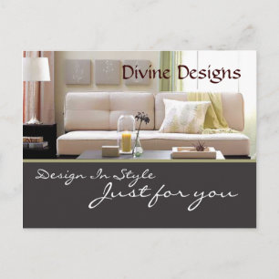 Postal Diseño interior - Personalizado