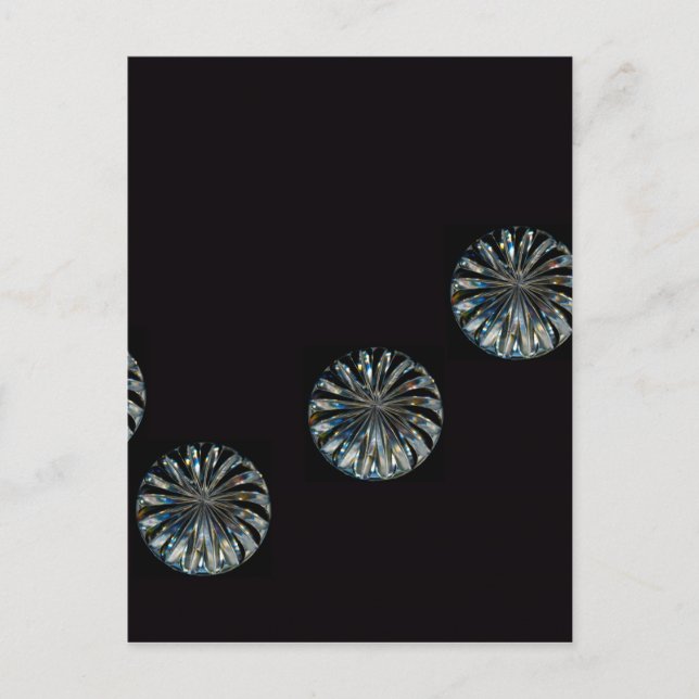 Postal Diseño irlandés - La colección de cristal (Anverso)