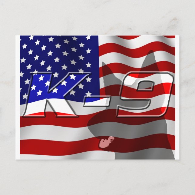 Postal Diseño K9 de EE.UU. (Anverso)