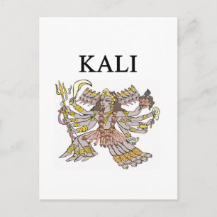 Postal Diseño kali de HINDU