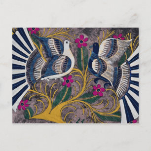 Postal Diseño mexicano pintado, Cuernavaca, México
