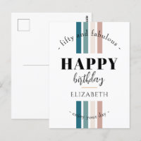 Diseño minimalista de cumpleaños en colores pastel