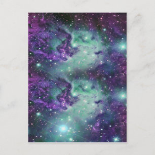 Postal Diseño moderno de Guay Sparkly New Nebula