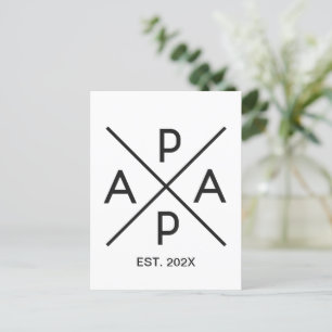 Postal Diseño monográfico PAPA