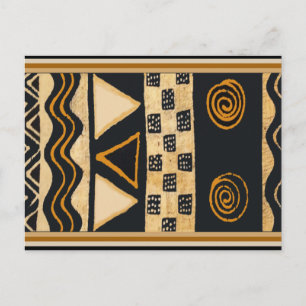 Postal Diseño Nativo Americano del Suroeste Tribal