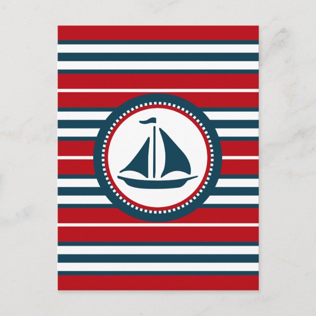 Postal Diseño náutico (Anverso)
