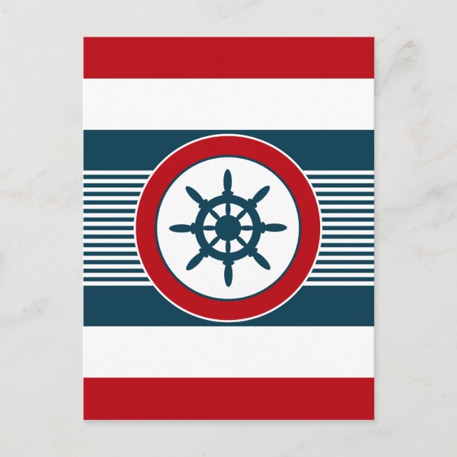 Postal Diseño náutico (Anverso)