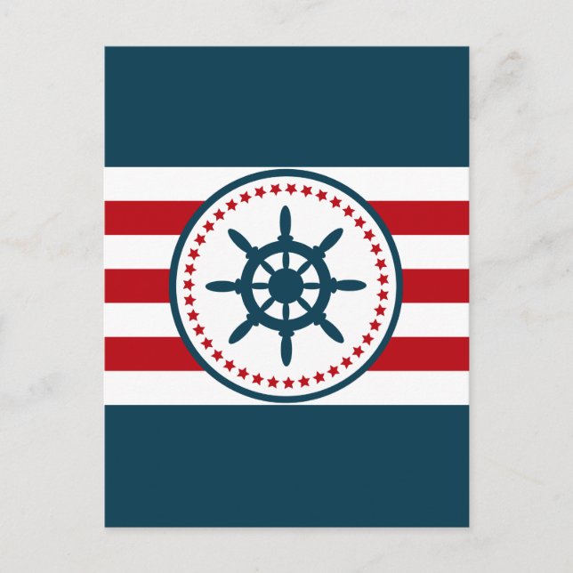 Postal Diseño náutico (Anverso)