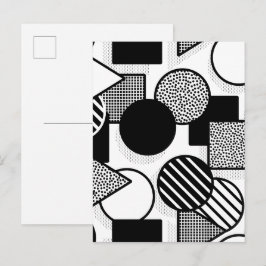 Postal Diseño negro minimalista III