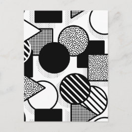Postal Diseño negro minimalista III
