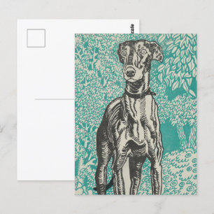 Postal Diseño Noble de Greyhound: El Greyhound (1912)