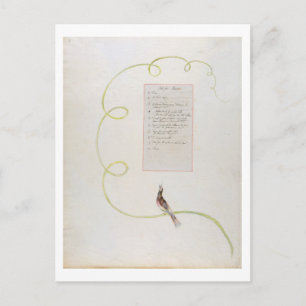 Postal Diseño 'Ode for Music' 94 de 'Los poemas de Thoma'