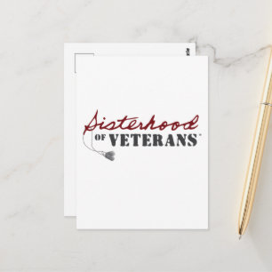 Postal Diseño Orgullo Militar Hermanas de Veteranos