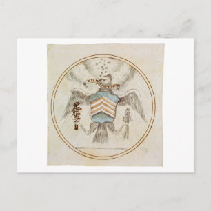 Postal Diseño original Gran Sello de Estados Unidos