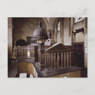 Postal Diseño original para la catedral de San Pablo