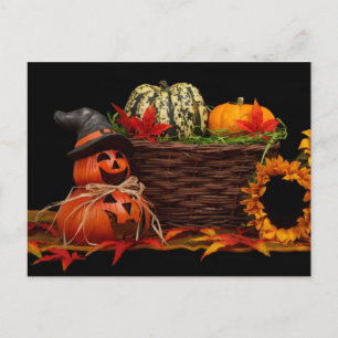 Postal Diseño oscuro de Halloween