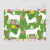 Diseño otomí moderno | Diseño de un burro llamado