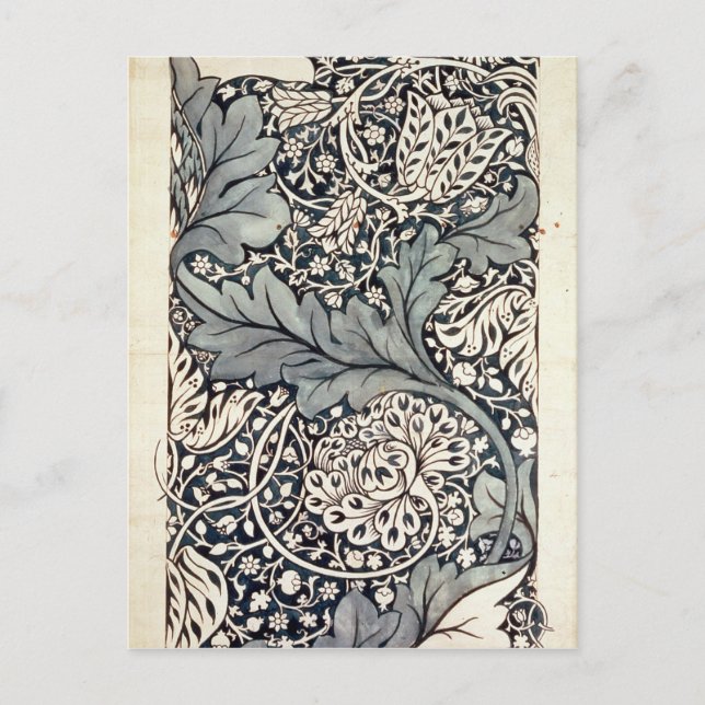 Postal Diseño para Avon Chintz, c.1886 (Anverso)