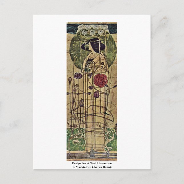 Postal Diseño Para Una Decoración Pared (Anverso)