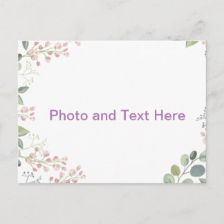 Postal Diseño personalizado Bloom
